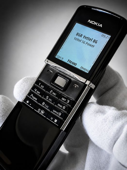 телефон Nokia 8800 Sirocco Black оригинален , Нокиа 8800 Сироко черен