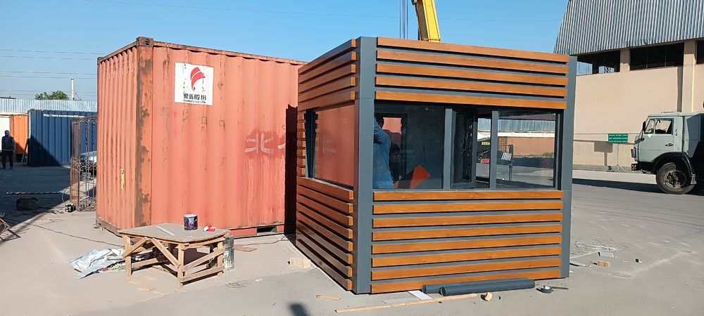 Охранные бутки КПП под ключ из металла