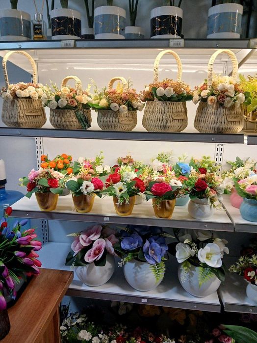 Суний гуллар ва дарахтлар Искусственные цветы и деревья