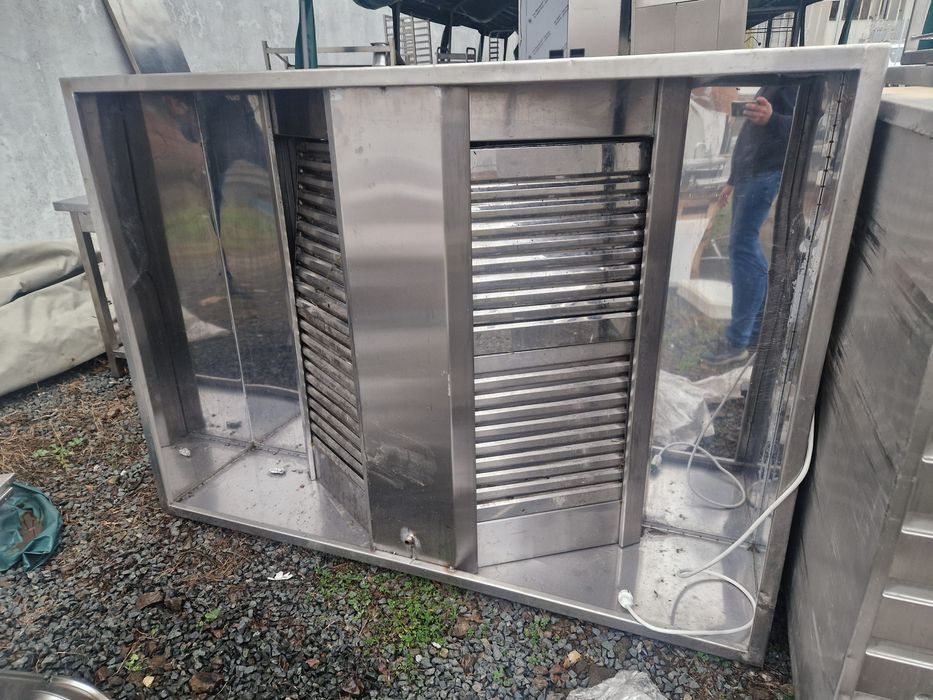 Hota inox gros cu filtre inox, de perete sau centrala