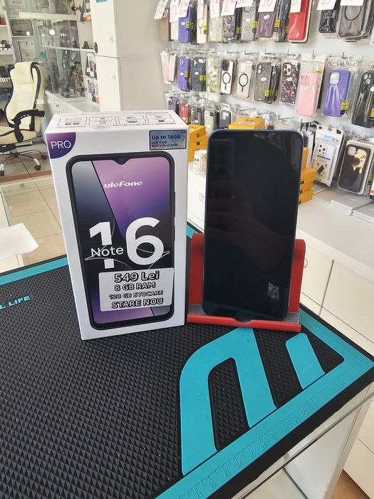 Ulefone Note 16 Pro, 8/128 GB, Nou, 2 ani garanție