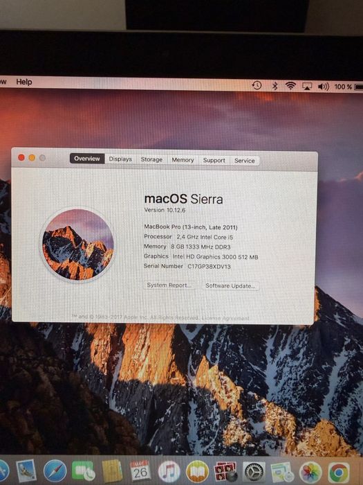 MakBook Pro i5 750 GB