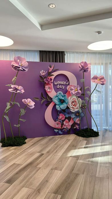 Оформление на 8 марта