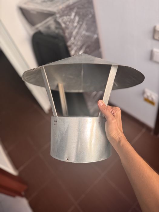 Capac cos fum inox 20 cm Bucuresti