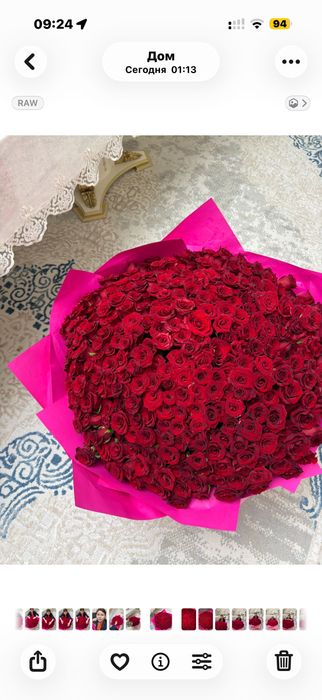 333 штук роза гүлдері