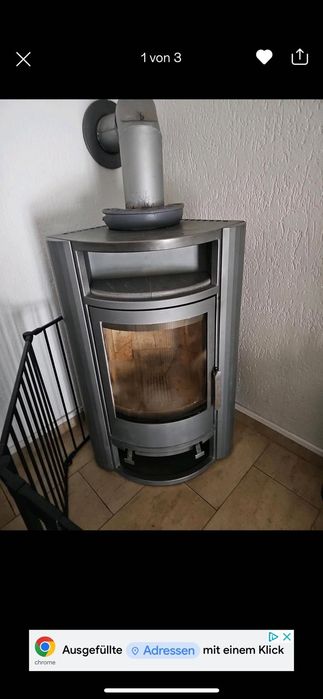 Soba pe lemne Tip Șemineu  6,5 KW