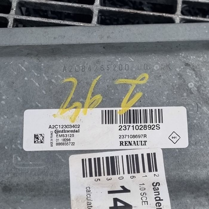 Calculator motor Dacia Sandero 2 Facelift 1.0 SCE 2016 - 2020 73CP Manuala B4D 401 B4D ...