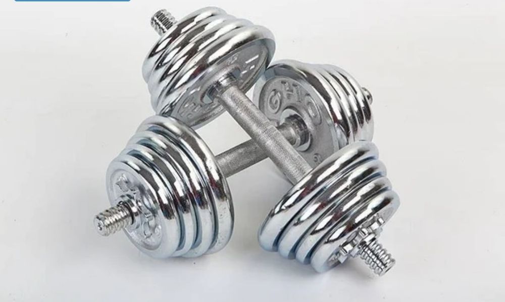 Гантели общий вес 20кг листайте фото