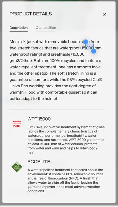 Мъжко Ски яке COLMAR размер   52