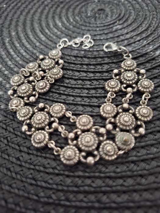 Bratara filigran alpaca 2.7 cm latime si 22 cm lungime