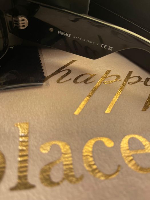 Versace Feminini Ochelari de soare cu Negru Cadru și Negru Lentilă