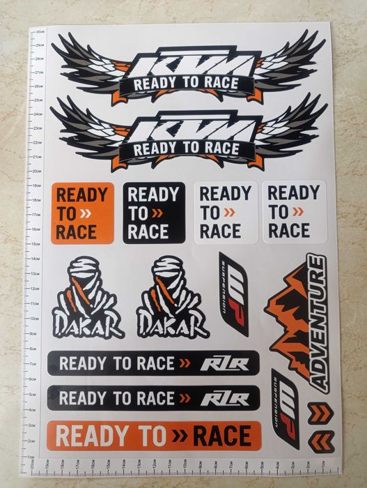 Стикери КТМ KTM Stickers 16 бр. Ready to race Dakar