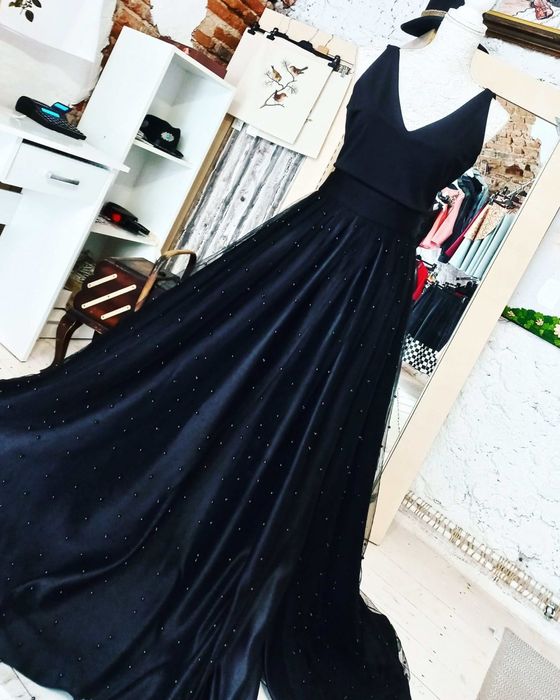 Rochie eleganta tafta și dantela