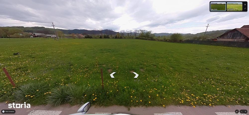 Vand teren intravilan 4 parcele de 500 mp fieccare