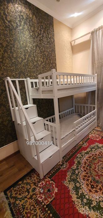 Двухярсная кровать аксия