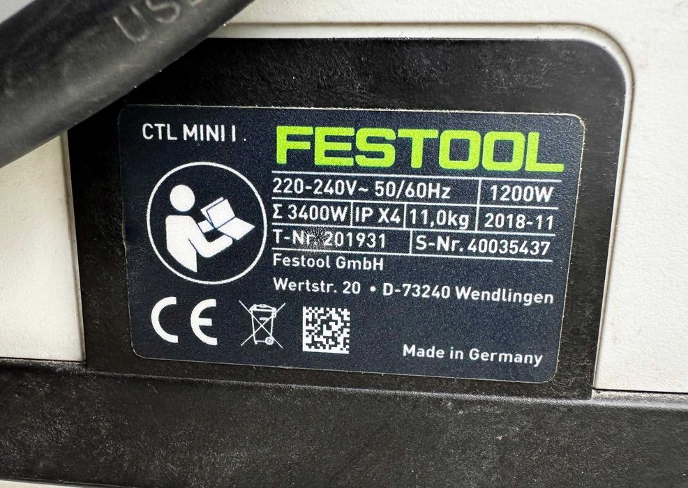 FESTOOL CTL MiNi I - Професионална мобилна прахосмукачка