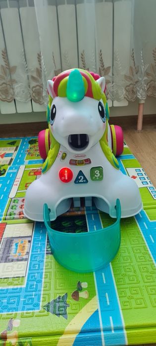Развивающий единорог  (ходунок, талокар) 3в1.