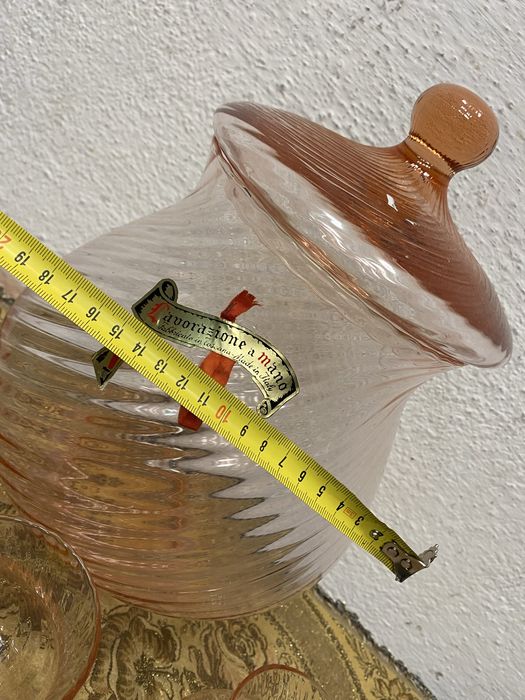 Италианска купа с чаши на опалин