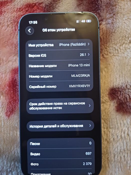 Айфон 13 мини в хорошем состоянии