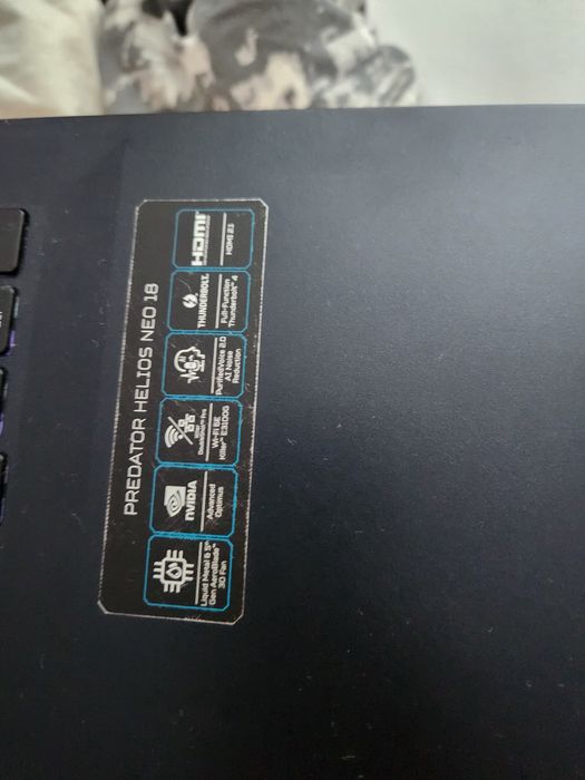 Acer Predator Helios Neo 18/  1 TB NVMe PCIe Gen4 /32 GB DDR5