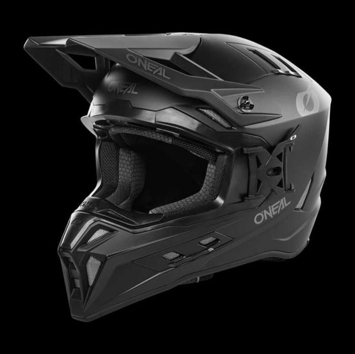 Ендуро каска O'NEAL EX-SRS Solid Black V.24