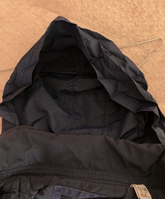 Детско тъмносиньо яке за момиче ZARA