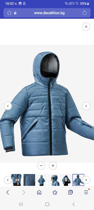 Детско  чисто ново топло и непромокаемо  яке за ски 30 евро