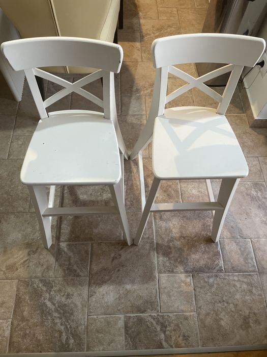 Scaun ikea Ingolf pentru copii alb