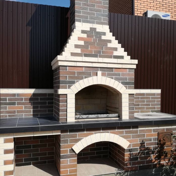 Камины, мангалы, дворовые комплексы