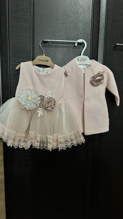 Нарядные платья для девочки 3-6, 6-9 мес