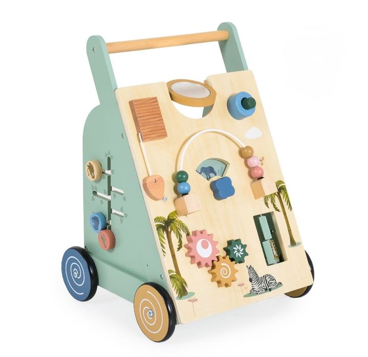 Дървена играчка за прохождане - MONI Walker