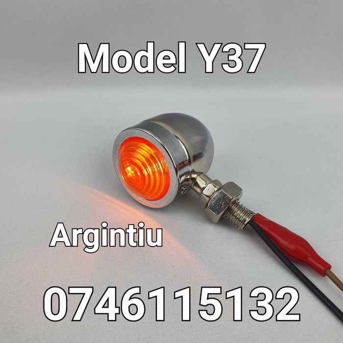 Moto Motocicleta Atv Chopper-Semnalizare Retro-Semnalizari Cu Bec- Y37