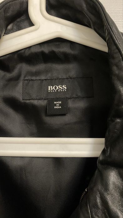 Кожаная куртка Hugo Boss