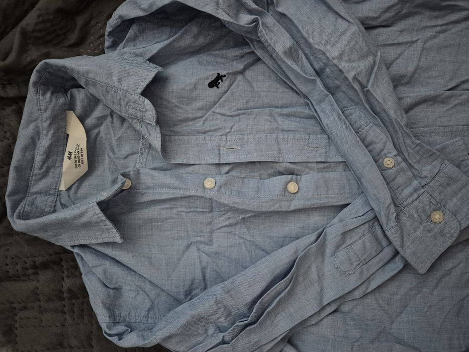 Costum albastru h&m baiat marime 116