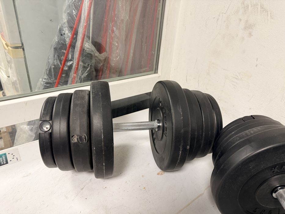 Gantere Reglabile noi set 50 kg. 2x25 kg=50 kg pret 370 lei