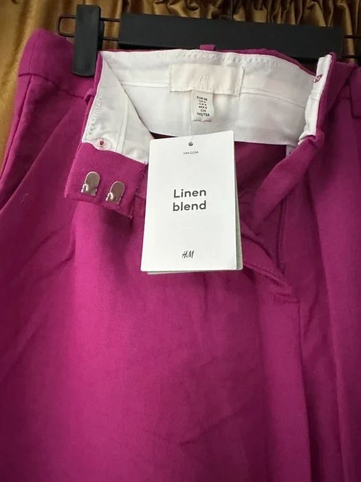 H&M Pantaloni mix de in fucsia roz