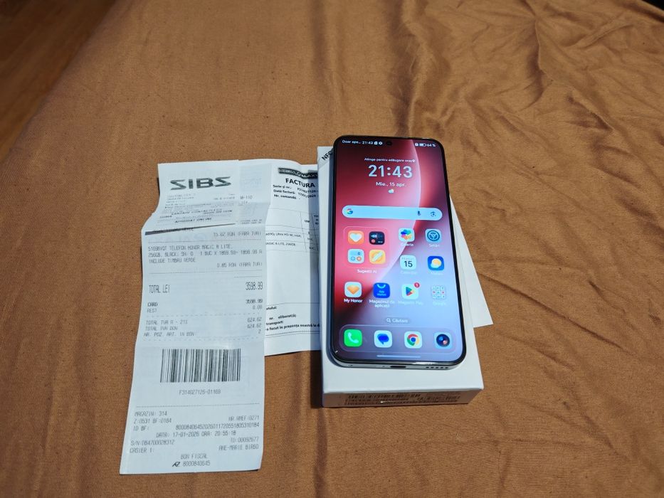 Honor Magic 8 Lite 5G 256Gb Garanție
