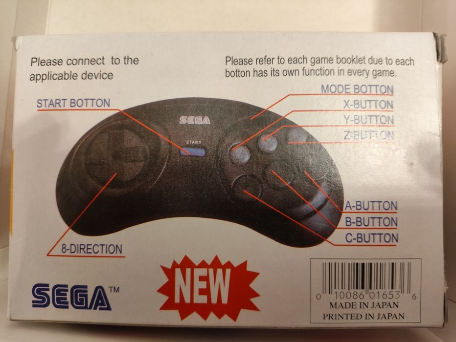 Японски контролер -Джойстик за Сега мега драйв /Sega Mega Drive 2 НАМАЛЕНИ