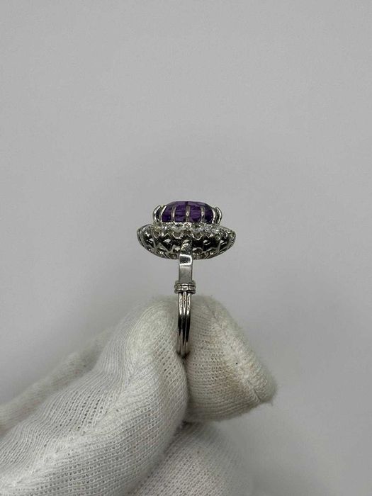 INEL PLATINA 950 + AMETIST = 4CT + 14 DIAMANTE = 1.50CT - G - VS1 !