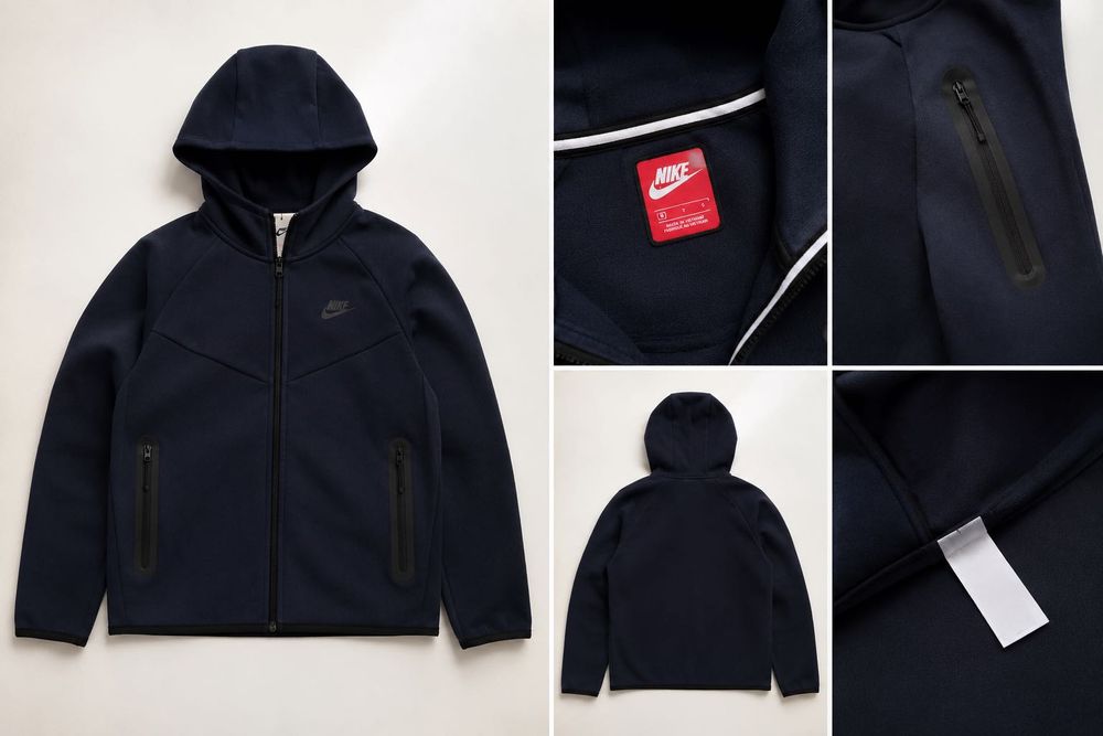 Hanorac Nike Tech Bluemarin pentru copii