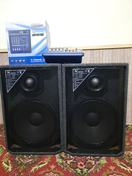 Kamplekt aparat sotiladi yangi 15 dyum 500watt