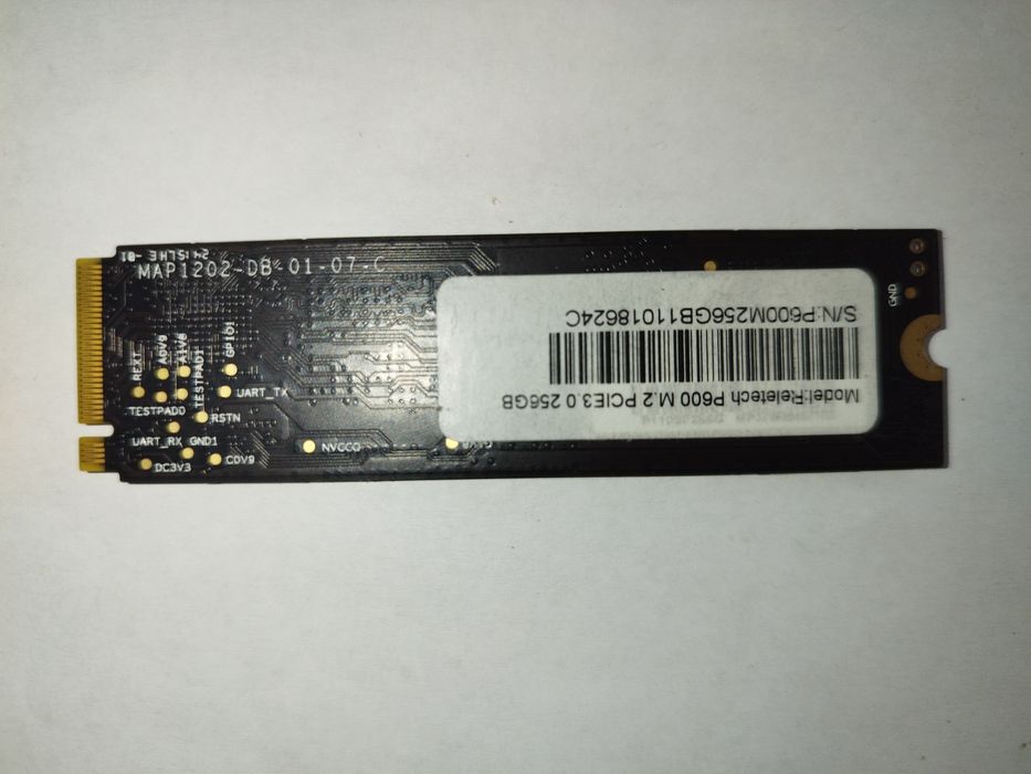 256 GB SSD  NVMe