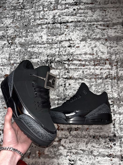 Jordan 3 black cat- 42,43,44