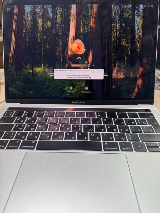 Apple MacBook Pro 13 дюймов 2019 года, (г.Каскелен) лот 120/3487