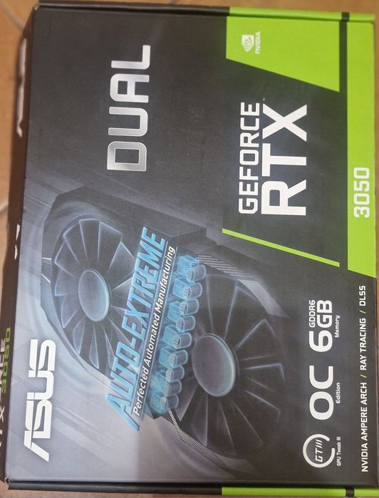 Продам видеокарту Asus GEFORCE RTX 3050