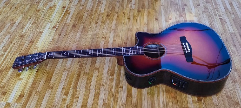 Chitara Trans Acoustic copie Taylor + Doua Preamp Rosewood Solid Top