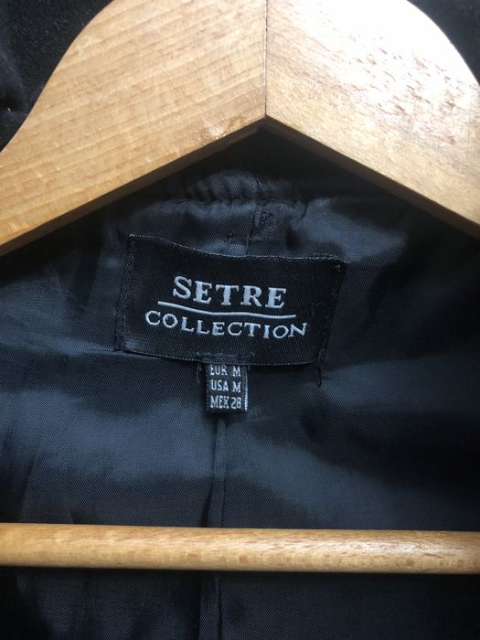 Дамско черно палто размер М