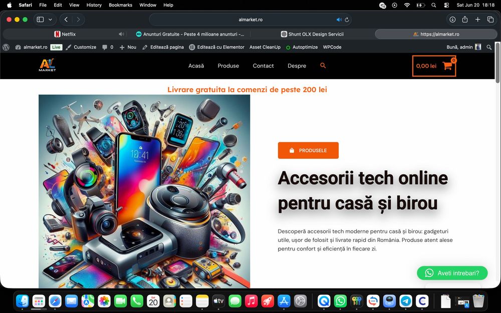 Site Web Profesional + Design grafic - Preturi accesibile pentru toată lumea