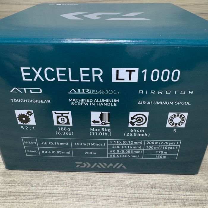Катушки Daiwa 20 Exceler LT 1000