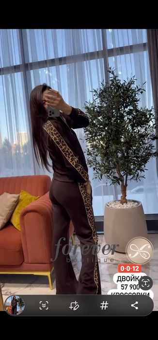 Продам НОВЫЙ спорт.костюм из премиальной ткани. Турция рМ(46) Шоколад